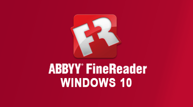 FineReader windows 10